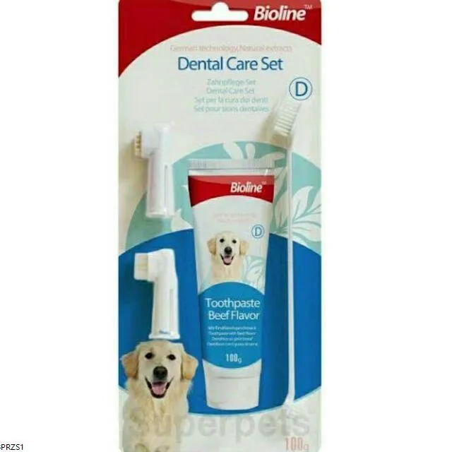 BIOLINE DENTAL CARE SET TOOTHPASTE FOR DOGS 100g Lazada PH