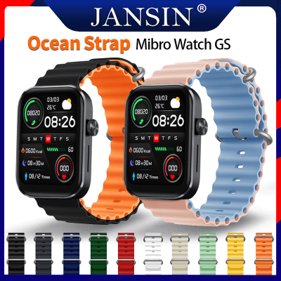 สาย Mibro Watch T1 สร้อยข้อมือสำหรับ mibro watch T1 ของแท้ ซิลิโคน Ocean สายนาฬิกา mibro t1 นาฬิกาอุปกรณ์เสริมเสริม