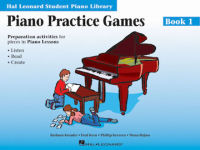 หนังสือเปียโน Hal Leonard Student Piano Library Practice Games Book 1