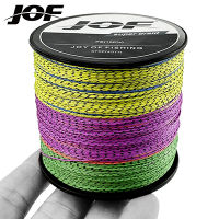 JOF 500M Braided Fishing Line 8 Strands Weaves Camouflague Spot Super PE Multifilament Floating Line 18-96LB