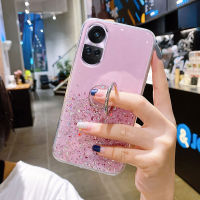 เคสโทรศัพท์ลายดาวระยิบระยับประดับเลื่อมสำหรับ OPPO Reno 10 Reno 10 Pro Reno10 Pro + 5G พร้อมปลอกซิลิโคนนิ่มโปร่งใสตัวยึดตัวจับกันกระแทกสำหรับ OPPO Reno 10 Pro Plus 5G