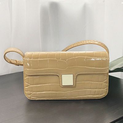 Free Shipping Fashion Spring Summer Leather Small Squre Girl Shoulder Bag Ladies Crocodile Pattern Phone Bag