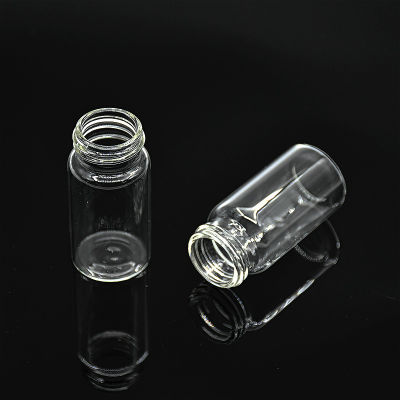 EPA Vials สำหรับตัวอย่างการจัดเก็บขวดโครมาโตกราฟีใส20 ML Parse Reagent Bottle พร้อมฝาปิด22 Mm &amp; Septa 100 Vials