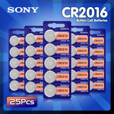 【Worth-Buy】 25ชิ้นสำหรับ CR2016เซลล์เหรียญปุ่ม LM2016 BR2016 DL2016 CR 2016 3โวลต์นาฬิกา Themometer เหรียญปุ่มลิเธียม