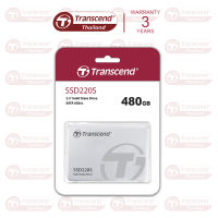 SSD 480GB SATA III (R max 530 MB/s W max 480MB/s) : Transcend รับประกัน 3 ปี - มีใบกำกับภาษี