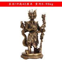 Authentic Guarantee ทองแดงบริสุทธิ์ Dragon King เครื่องประดับ East China มังกรทะเล King หัตถกรรมตกแต่งร้านขายและบ้านพระพุทธรูปทิเบต