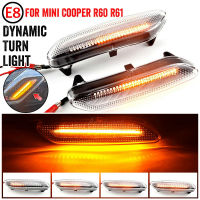 แบบไดนามิกกระพริบ LED ด้านข้าง Marker ไฟแสดงสถานะสำหรับ BMW MINI COOPER R60 R61 COUNTRYMAN PACEMAN Repeater ไฟเลี้ยว