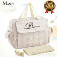 Mansy ใหม่หมีแฟชั่นกระเป๋าสะพายไหล่ Mummy Multifunction กระเป๋าสัมภาระคุณแม่กระเป๋าขนาดใหญ่ความจุผ้าอ้อมเด็กกระเป๋ากระเป๋าทรงสี่เหลี่ยมมีหูหิ้วสะพายไหล่กระเป๋าเด็กอ่อนสำหรับทารก Care 600D กันน้ำกระเป๋าแม่