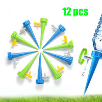 TERMATH 6/12 Pcs Plant Waterer  Self Watering Spikes System-Vacation Automatic Irrigation Watering Drip Devices with Slow Release Control Valve Switch