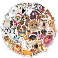 10/40/80pcs Cute Pet Dogs Stickers Cartoon Anima Kawaii Decals Toys For Kids DIY Laptop Car Stationery Notebook Suitcase Phone