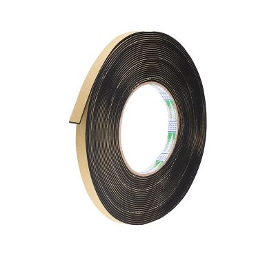 10M EVA Black Sponge Single Sided Foam Tape 1.5mm Thick Anti-Collision Sealing Strip Self Adhesive Weather Strip for Window Door Adhesives  Tape