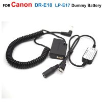 USB Type-C USB-PD Power Adapter Cable DR-E18 LP-E17 Dummy Battery For Canon EOS RP 8000D 9000D SL2 SL3 T6s X8i X9 X9i X10 Camera