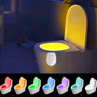 LED Toilet Seat Night Light Motion Sensor WC Light 7 Colors Changeable Lamp AAA Battery Powered Backlight for Toilet Bowl Child