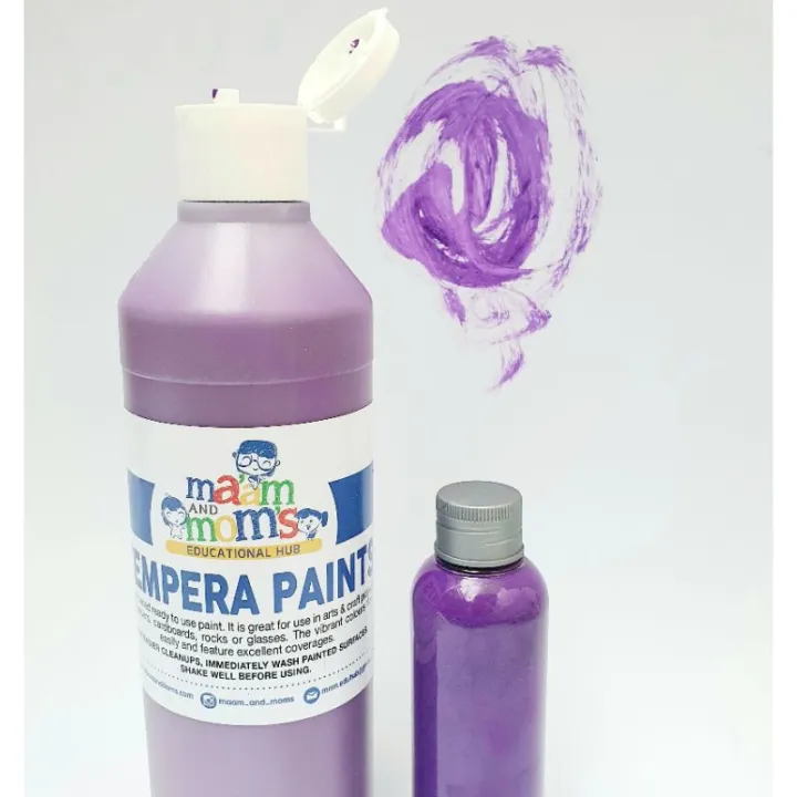 Semi Washable NonToxic Tempera Paint (Violet) Lazada PH