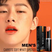 Bioaqua Carotene Soft Lipstick ลิปสติกสีส้มธรรมชาติบำรุงริมฝีปากสูตรสำหรับผุ้ชายหล่อดูดีเป็นธรรมชาติ