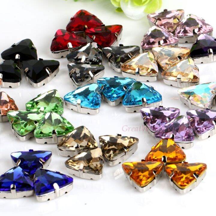 18mm-10pcs-pack-triangle-shape-glass-sew-on-rhinestone-with-claw-strass-metal-base-buckle-crystal-stone-diamond-for-clothes