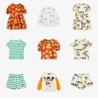 Ins Wind Girls Dress 2023 New Spring Summer MR New Series Sweater T-Shirt Shorts Suit Girls Dress Kids Dresses For Girls