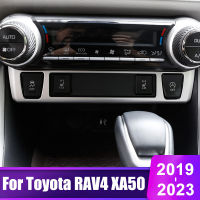 สำหรับ Toyota RAV4 XA50 2019 2020 2021 2022 2023 RAV 4 XA 50 Hybrid Car Central Control ที่นั่งปุ่มความร้อน Trim อุปกรณ์เสริม