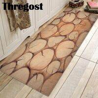 Thregost 3D Printed Non-Slip Bath Mats Microfiber Shower Carpet Water Absorbent Mat Kitchen Rug Hallway Floor Carpets