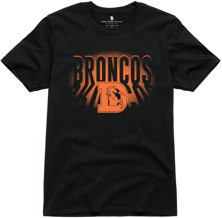 Junk Food clothing x NFL - Denver Broncos - Team Spotlight - Mens and Womens  Short Sleeve Fan Shirt - Size Small