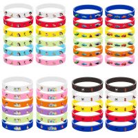 ¤ 10Pcs Encanto Mirabel Silicone Bracelet Princess Spiderman Cartoon Bracelets Kids Birthday Party Baby Shower Toys Party Favor