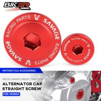 ┇ XR Motorcycle Engine Alternator Cap Straight Screw For HONDA XR250 XR400 XR600 R/L/Motard XR600R Dirtbike Crankcase Screws Cover