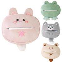 Cute Tissue Box Cover Portable Soft Plush Armrest Paper Organizer Convenient Car Tissue Paper Dispenser Multifunctional Napkin Holder Wipes Case for Home Nursery and Car best service