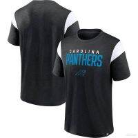 Jay NFL Carolina Panthers Jersey Fans Sports Short Sleeve T-shirt Top Round Neck Training T-shirt Large