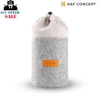 K&amp;F 13.121 Camera Lens Bag, Protective Lens Pouch Bag 10*18cm กระเป๋าใส่เลนส์กล้อง 2 IN 1