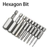 10PC ไขควงหกเหลี่ยม1.5,2,2.5,3ไขควงชุดบิต Ph2 Bits Precision Impact Driver แม่เหล็ก Anti Slip ไฟฟ้า Hex Shank