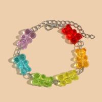 [COD] and Korean ins summer candy childlike cute teddy bear gummy bracelet student