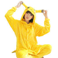 FA33 ชุดมาสคอต ชุดนอน ปิกาจู โปเกม่อน Dress for Pikachu Night Suit Sleepwear Nightdress Pokemon Costume Mascot Cosplay Fancy Outfit