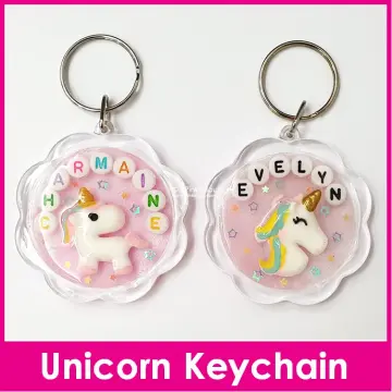 108Pcs Bulk Keychains for Kids Party Favors Keychains Bulk Unicorn