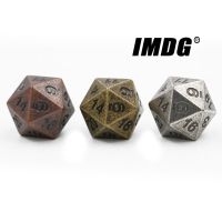 1ชิ้น D20อุปกรณ์ลูกเต๋า Rpg หลายเหลี่ยมลูกเต๋าโลหะ Dnd สีที่แตกต่างเกมส์ดิจิทัลลูกเต๋า