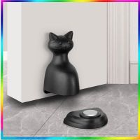 ♝⊕❖ Door Suction Creative Cat Strong Magnetic Door Resistance Ground Suction Free Punching Door Fixed Door Stop