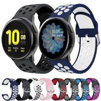 xinpan For Samsung galaxy watch Active 2 40mm 44mm Silicone Watchband Active2 20mm Watch Strap Sport Bracelet For galaxy Watch 42mm S2