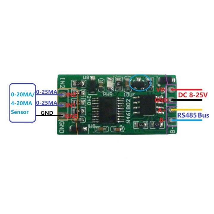 dc-12โวลต์-rs485ไปยัง4-20ma-0-20ma-ปัจจุบันอนาล็อกการได้มาโมดูล-adc-แปลงโมดูล-modbus-rtu-สำหรับ-plc-เครื่องมือวัด