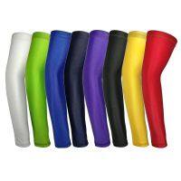 1 Pack Sports Compression Long Arm Sleeves Breathable Elbow Pads Support Sun Protection Basketball Bike Safety Arm Pads Sleeves