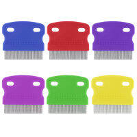 DySunny [READY STOK] SIKAT KUTU LICE COMB FOR PET AND HUMAN HAIR FLEA COMB ด้ามพลาสติกสแตนเลสหลากหลายประเภท