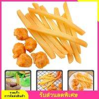 15pcs จำลองการปรุงสุกเฟรนช์ฟรายนักเก็ตไก่โมเดลการเล่นอาหารปลอมแบบจำลอง