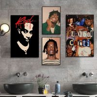 2023 ■卍☂ Playboi Carti Popular Music Album Rap Star Classic Vintage Posters For Living Room Bar Decoration Decor Art Wall Stickers