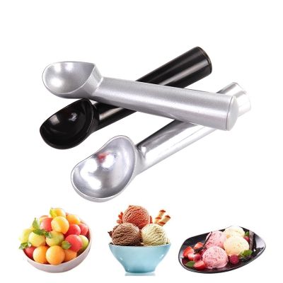 Stainless Steel Ice-cream Scoop with Comfortable Anti-freeze Handle Portable Aluminum Alloy Ice Cream Tools for Home Kitchen