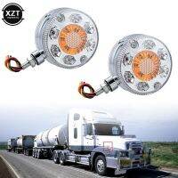 【LZ】❂  1PC Truck LED Double Face Side Marker Lights 12-24V Stop Turn Signal Tail Light Lâmpada Para Caminhões Carros Trailers Tractores Ônibus