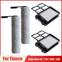 แผ่นกรอง Hepa สำหรับ Tineco Floor One S52.0 Lcdled เครื่องดูดฝุ่นแบบใช้มือถือเปลี่ยนเครื่องมือแปรงเปียกแห้ง Soft Roller Brush