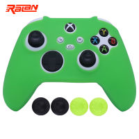 [ฟรี Shipg] สีชมพูซิลิโคนอ่อน Gamepad สวมต่อต้านเคสป้องกันผิวซองจับยึดจอยสติ๊กปกคลุมสำหรับ XBox ซีรีส์ S X ควบคุมผิว gift