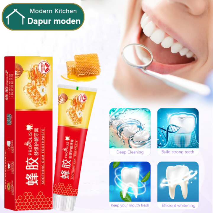 Nursing whitening toothpaste organic propolis antibacterial toothpaste
