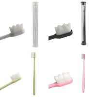 4แปรงสีฟันขนนุ่มเป็นพิเศษสำหรับเหงือกและฟันที่บอบบางแปรงสีฟันไมโครนาโนพร้อมแปรงถ่านไม้ไผ่12000อัน