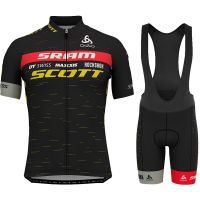 SCOTT Cycle Jersey Summer Cycling Clothing Mens Sets Bicycle Equipment Sports Set Mens Outfit Mtb Male Mountain Bike Bib Shorts