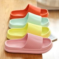 Thick Platform Bathroom Home Slippers Cloud Slippers Non-slip Flip Flops Woman Sandals Women Fashion Soft Sole EVA Indoor Slides