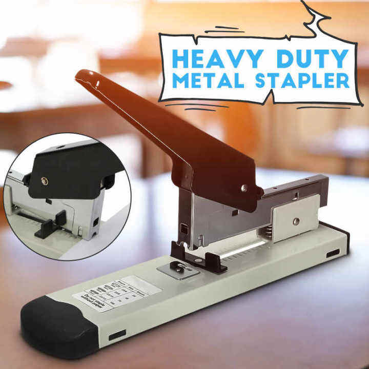 Huapuda Heavy Type Metal Stapler Bookbinding Stapling 120 Sheet